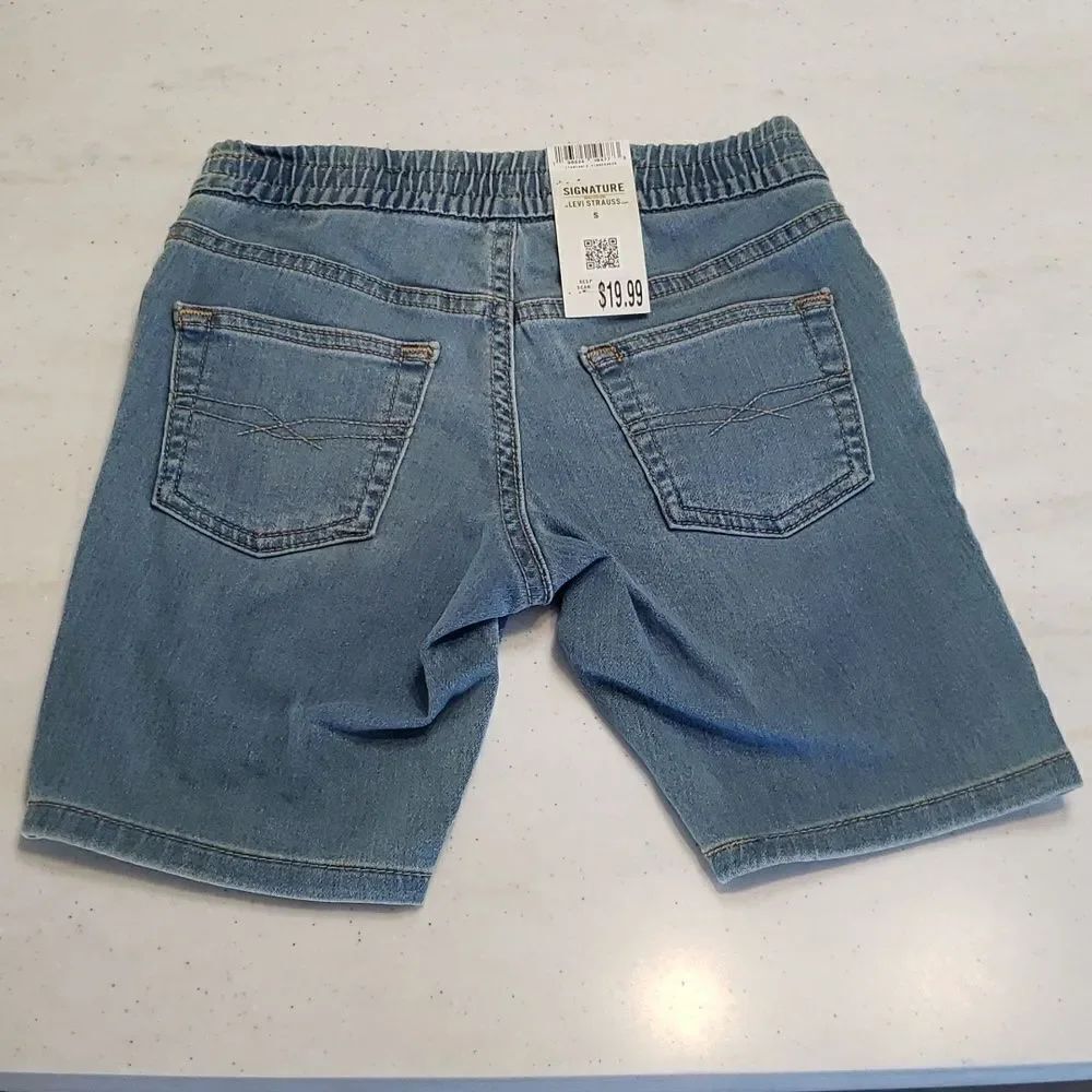 NWT Boys Signature Levi's GOLD Pull-On Shorts Sz S